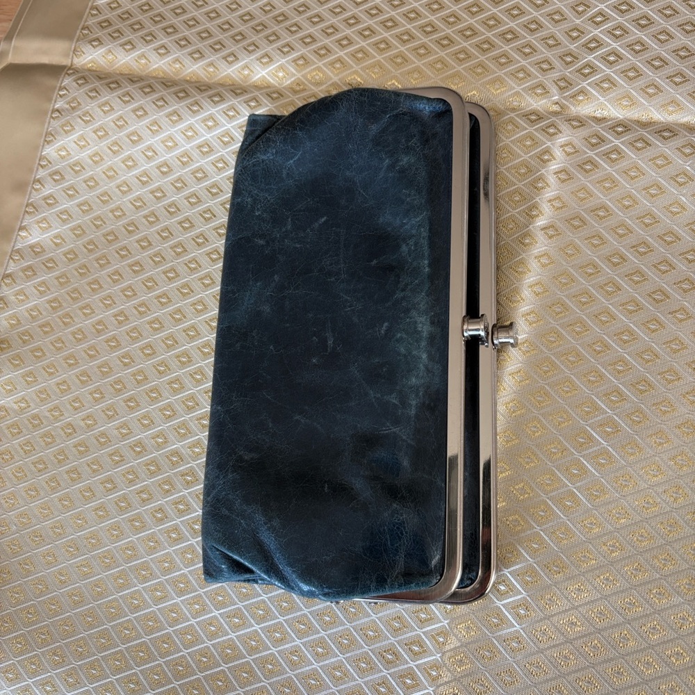 Hobo International Double Frame Lauren Clutch Wallet great